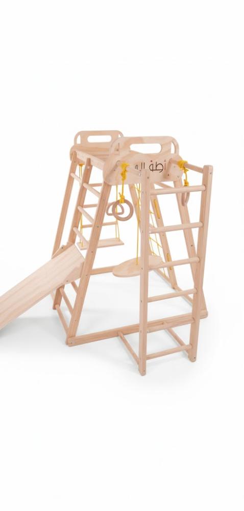 طقم ملعب خشبي داخلي للأطفال – طقم نشاط مونتيسوري (نسخة 2026)