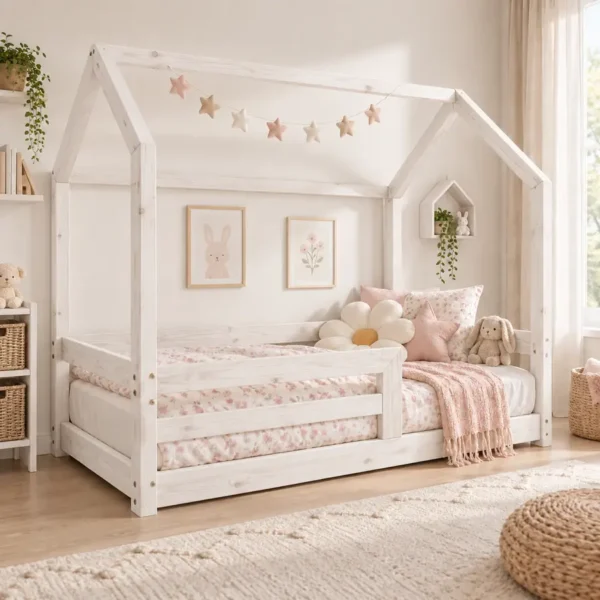 everest-white-wash سرير أطفال Everest قابل للتعديل – تصميم منزل ينمو مع طفلك